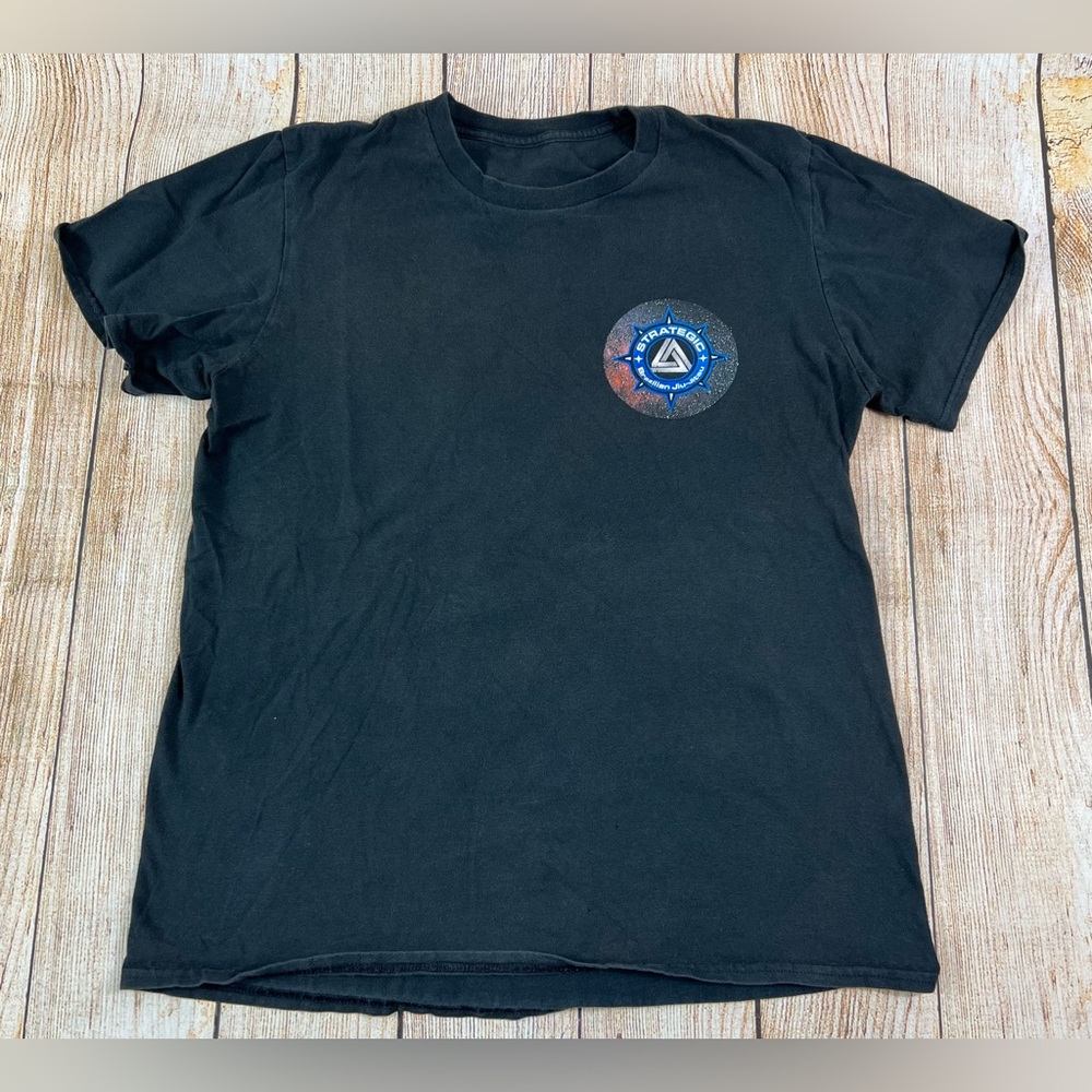 Mens Strategic Brazilian Jiu-Jitsu MMA T Shirt Size Small